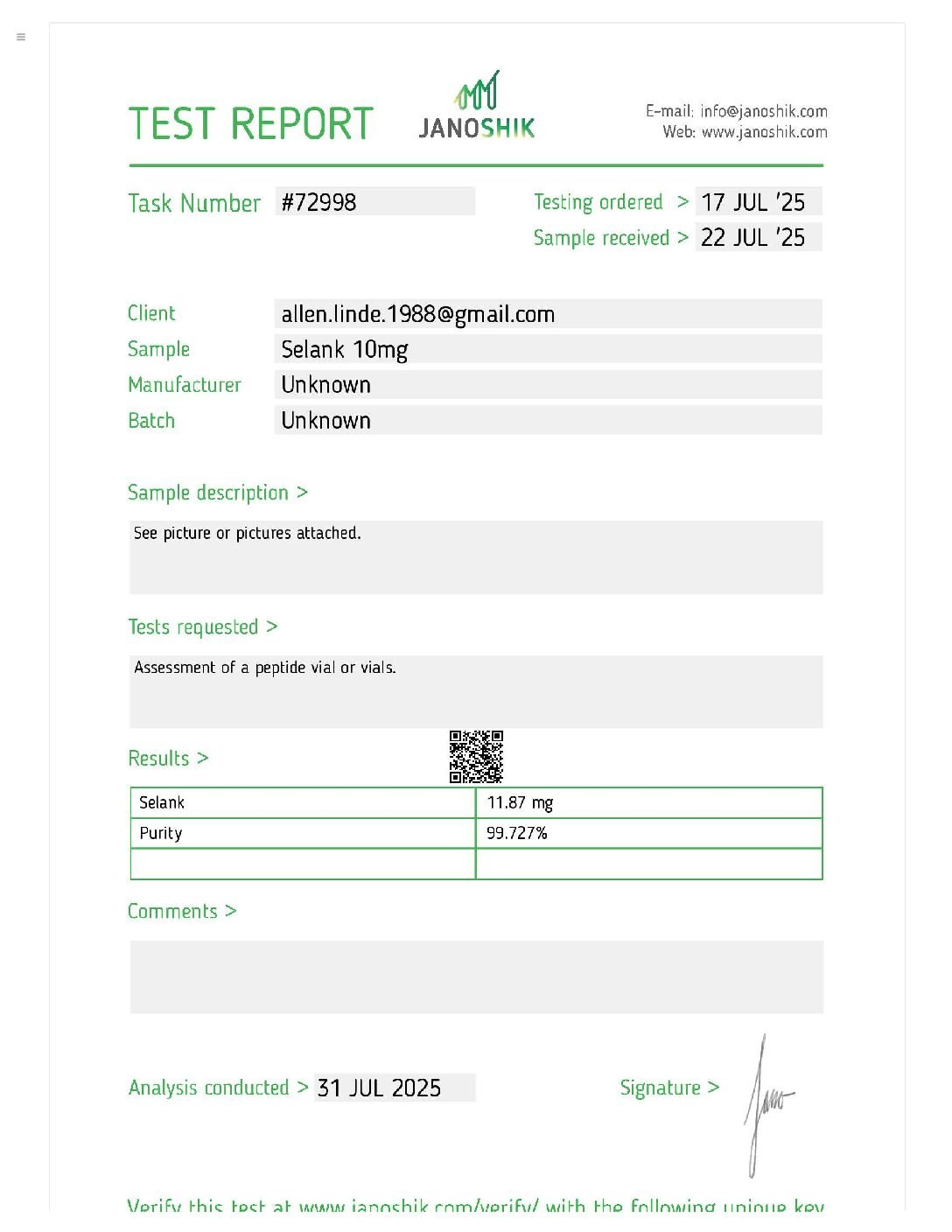 Selank 10mg - Image 2