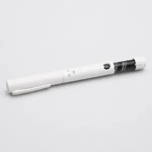 D3 white plastic auto-injector pen